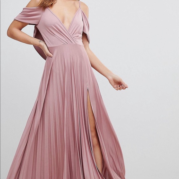 asos cold shoulder cowl back